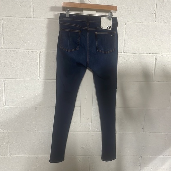 Rag & Bone Blue Skinny Jeans Sz 29 - Picture 4 of 4